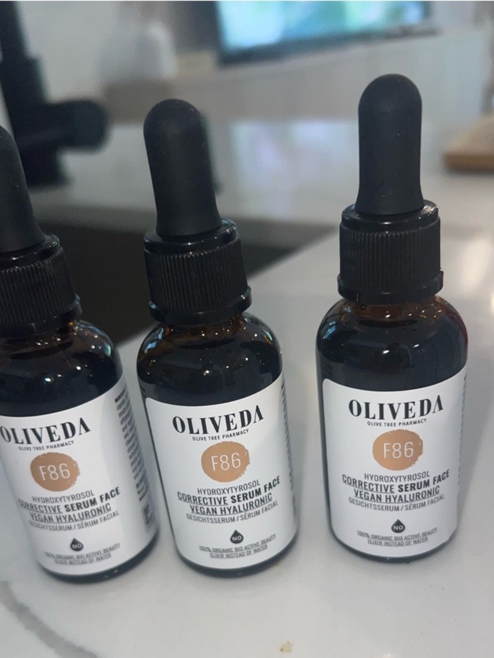 Oliveda F86 Corrective Face Serum - 3 bottles brand new